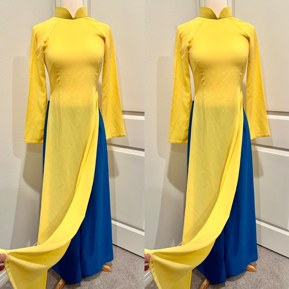 Bundle Vietnam Tradition Ao Dai & 2 Pants